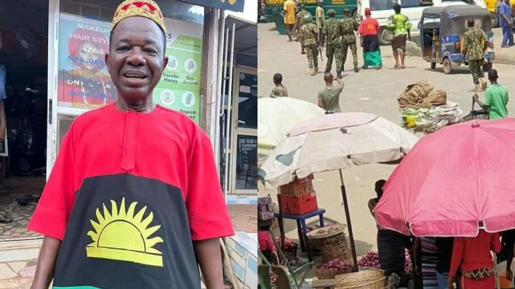 Soldiers arrest Veteran Nollywood actor Chiwetalu Agu for using Biafra Emblem
