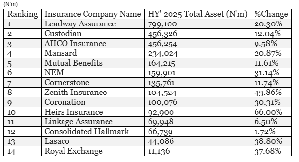 Nigeria’s Largest Insurance Companies