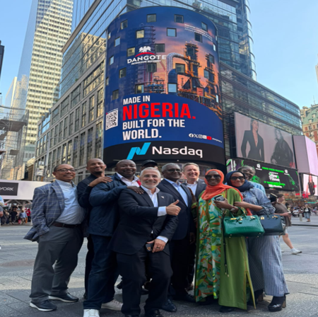 Dangote Refinery IPO Billboard Ad Dominates Times Square in Signal of Impending Mega-Listing