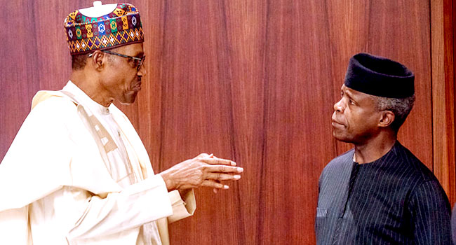 Osinbajo Informs Buhari About His Presidential Ambition ― Report