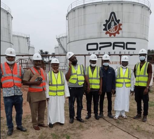 IPMAN Executive Visits, Inspects OPAC Refinery in Kwale, Delta State, Ahead of Commissioning