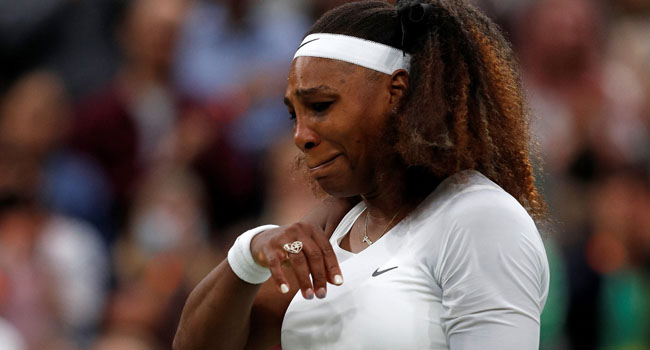 Serena Williams Retires In Tears From Wimbledon