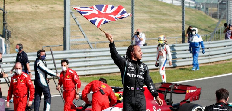 Lewis Hamilton wins British Grand Prix after big Max Verstappen crash