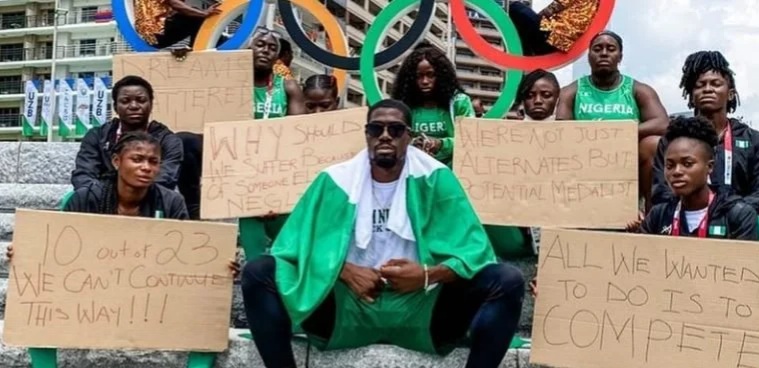 Olympics: Disqualified Nigerian athletes protest in Tokyo
