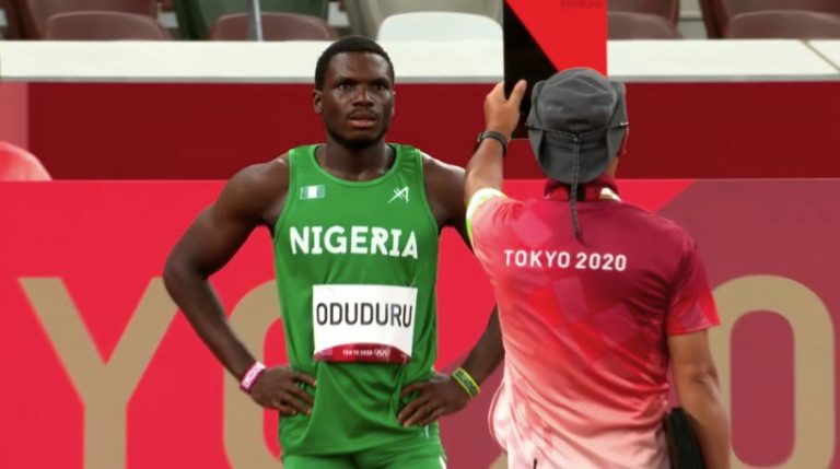 Tokyo Olympics: Divine Oduduru disqualified from 100m men’s event