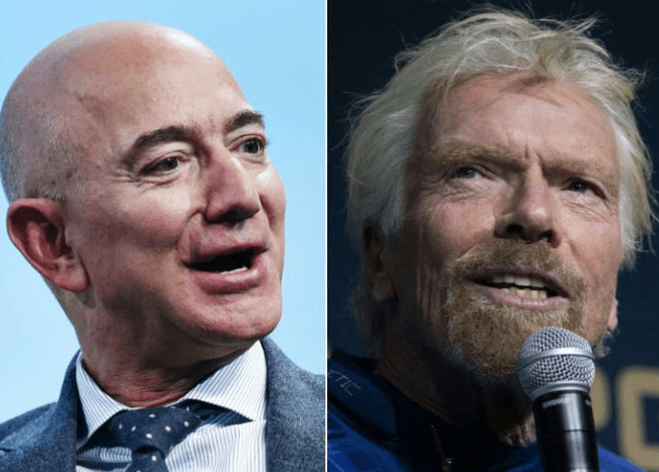 Final Frontier: Billionaires Branson and Bezos Bound for Space