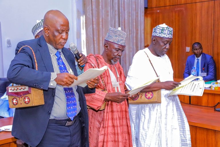 Zulum Swears In New Commissioner, Judicial Council Members