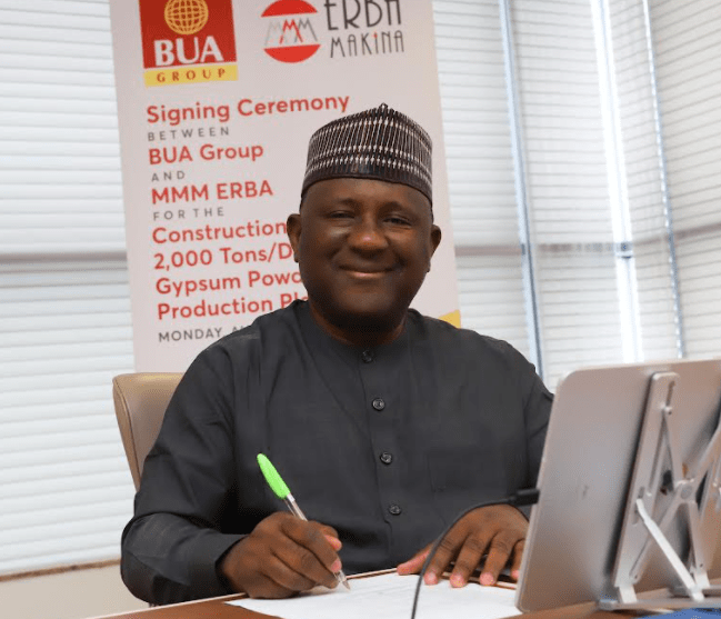 BUA, MMM ERBA of Turkey Sign Agreement to Construct 2,000tons/day Plaster Gypsum Plant
