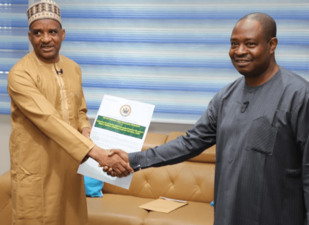 ICRC Delivers Business Compliance Certificate to NIMASA