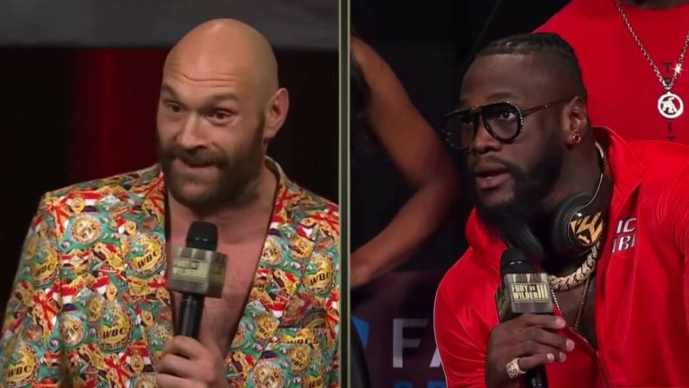 Fury, Wilder denied pre-fight face-off after furious press conference row