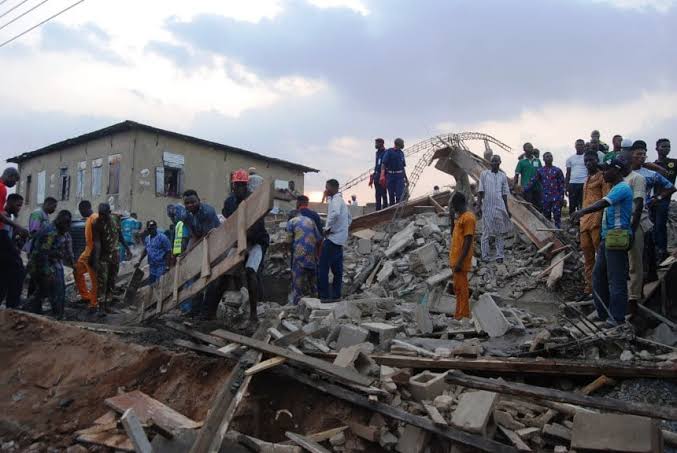 Many Trapped as Another Lagos Building Collapses in Badagry