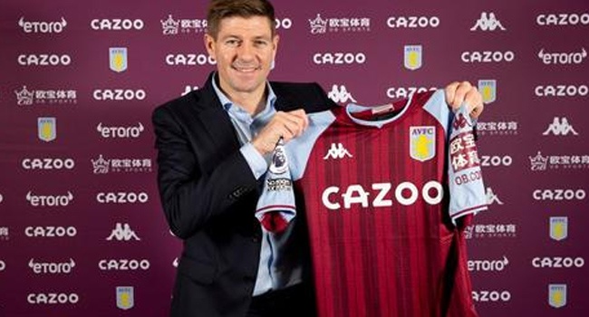 Aston Villa Appoint Steven Gerrard as New Manager