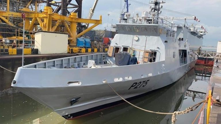 Buhari Commissions Naval Ship Built by Nigerian Navy