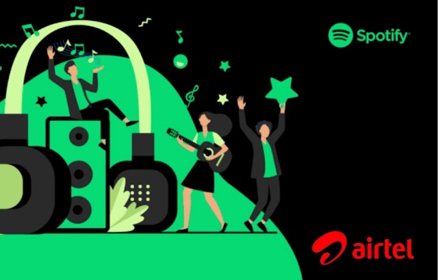 Airtel Nigeria partners Spotify to offer Nigerians free data on Spotify platform