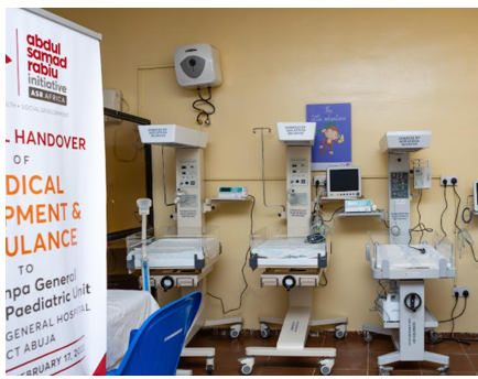 ASR Africa Refurbishes Neonatal Unit at Gwarimpa General Hospital