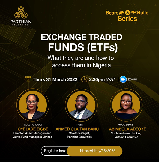Parthian Securities to Hold Investment Clinic on ETFs in Nigeria