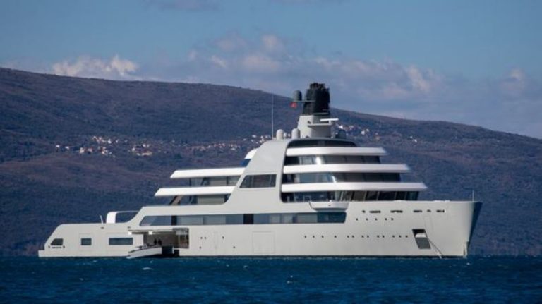 Abramovich’s £430m superyacht docks in Turkey