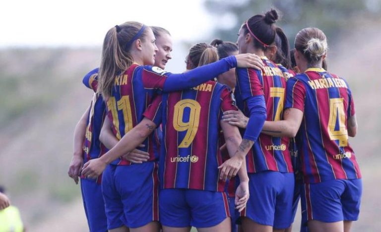 Barcelona thrash Real Madrid 5-0 to clinch women’s league