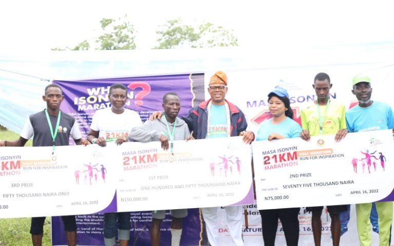 Winners Emerge at MASA Isonyin Half Marathon