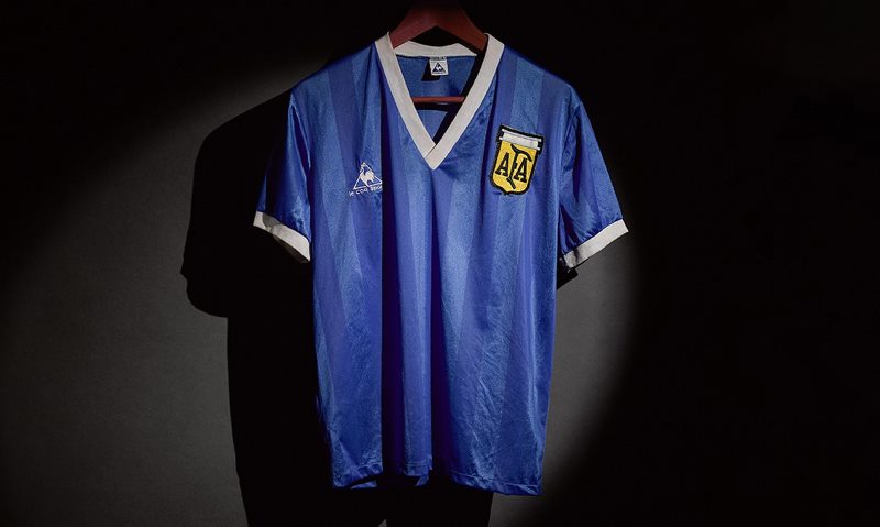 Maradona 'Hand of God' World Cup Jersey sold for record ₦3.8billion