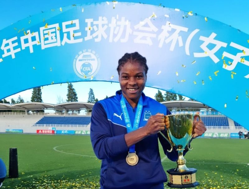 Oparanozie Wins First Trophy With Chinese Club Wuhan Jianghan