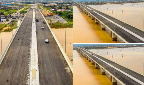 (VIDEO) The 2nd Niger Bridge Showing Asphalt Binder Course and Streetlights
