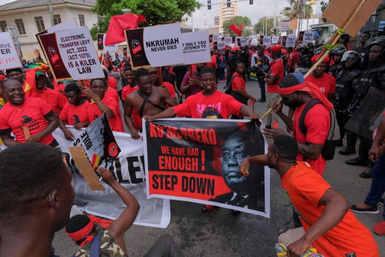 Ghanaians Demand President Akufo-Addo To Step Down Over Economic Crisis